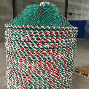 Trampa para <span class=keywords><strong>Cangrejos</strong></span> de Alta Resistencia, Jaula Redonda Soldada con Una Entrada, Trampa Duradera para Pesca de Camarones y <span class=keywords><strong>Cangrejos</strong></span> en Aguas Profundas para Uso en el Océano - Product Image 6