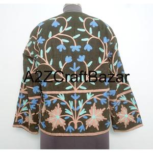 Premium Wholesale Embroidered Cotrise <b>Jacket</b> girls Ethnic Short Coat For Winter Stylish Traditional Outerwear for Womens - Product Image 5