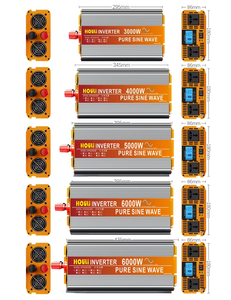 Inversor de Onda Sinusoidal Pura HOULI Solar, Convertidor de CC 24V/12V a CA 220V, 7000W Monofásico para Uso Doméstico y en Automóviles - Product Image 6