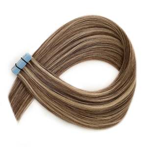 ผมต่อแบบ I-Tip ของเรมี่ อินเดียน ฮิวแมนแฮร์ แบบตรง สีน้ำตาลซินนามอนผสมสีบลอนด์แซนดี้ # 8/22 - Product Image 1