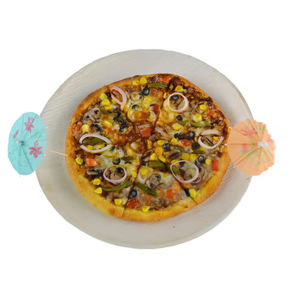 Assiette jetable en feuille de palmier biodégradable naturelle 100% pour mariages et événements But de service alimentaire - Product Image 3