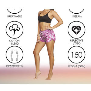 Shorts pour femmes femmes sport et pantalons cordon élastique taille haute formation survêtement Shorts Yoga adapté aux shorts d'extérieur - Product Image 6