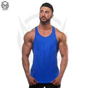 Débardeur de sport athlétique uni pour hommes, idéal pour la musculation et le fitness – Vente en gros. - Product Image 6