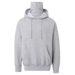 เสื้อฮู้ดซิปแบบสตรีทแวร์ทรงบ็อกซี่ ตัดเย็บตามสั่ง OEM ODM ผ้าหนา 480gsm ล้างสีแบบแอซิดฟอก ทำสีซีดแบบซันเฟด ประดับเพชร - Product Image 2