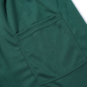 Short de basket-ball pour hommes personnalisable High Street Style maille solide avec broderie en toile poches à glissière fermeture à la taille élastique - Product Image 3