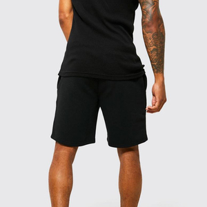 Pantalones cortos de gran tamaño con diamantes de imitación para hombre, 100% de algodón, pantalones de playa a la moda, pantalones cortos informales de verano con diamantes de imitación personalizados - Product Image 4