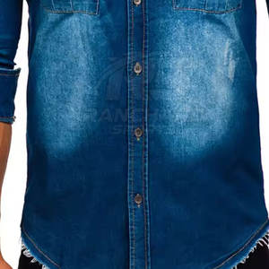 Chemise en jean pour homme, mode streetwear, manches longues, chemise de soirée, chemise en jean pour homme, vêtements de tous les jours, chemise classique ajustée - Product Image 4