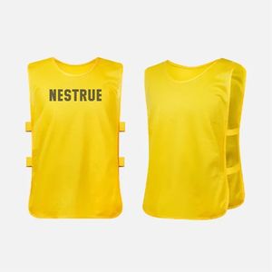 Maillots d'entraînement de football 100% polyester avec logo personnalisé, respirants, style gilet avec grand filet, maillots d'entraînement de football - Product Image 6