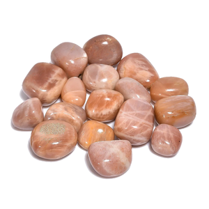 Piedra caída melocotón piedra lunar cristal Natural caído curación a granel guijarro ágata piedra preciosa Reiki Chakra cristal al por mayor a granel - Product Image 5
