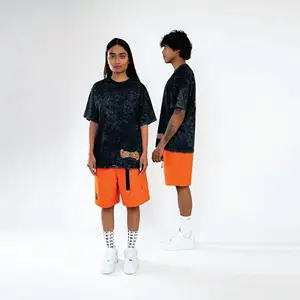 T-shirts hip-hop de haute qualité pour hommes-coupe ample, manches courtes, coton imprimé, fabricant personnalisé - Product Image 1