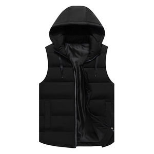 Chaleco de Invierno para Hombre, Sin Mangas, a la Moda, Talla Grande, Impermeable, Transpirable, Diseño de Burbujas, Delgado, Cálido, con Cuello Alto - Product Image 6