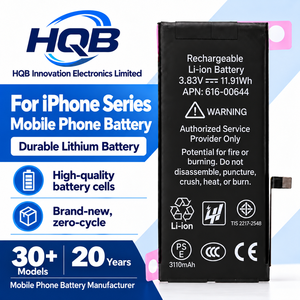 Baterías de Repuesto para Teléfonos Móviles OEM de Alta Calidad al por Mayor para iPhone 5 6s 6 7 8 Plus X XR XS 11 12 13 14 15 16 17 18 Pro Max - Product Image 1