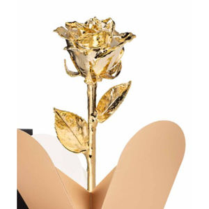 Venta al por mayor fabuloso diseño 24K oro rosa de alta calidad de metal decoración del hogar para el día de la madre y Año Nuevo Venta al mejor precio - Product Image 3