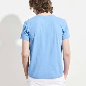 Camiseta de estilo suave para hombre 100% algodón orgánico Casual tamaño hasta 5XL 220 gramos tela de punto diseño en blanco con patrón de letras - Product Image 3