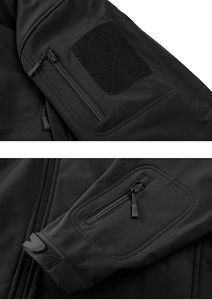 Vente en gros de haute qualité Veste Softshell d'extérieur Imperméable Chaud Coupe-Vent Respirant Personnalisé OEM Randonnée Vêtements d'hiver - Product Image 6