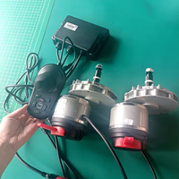 Moteur de fauteuil roulant motorisé 24V 200W avec frein 100 tr/min 120 tr/min, moteur de fauteuil roulant électrique 12V avec contrôleur et joystick