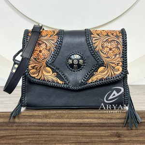 กระเป๋าถือหนังวัวแท้ งานแฮนด์เมด ดีไซน์หรูหรา คุณภาพสูง สไตล์วินเทจ สำหรับผู้หญิง ปี 2025 - Product Image 1