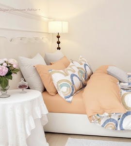 Ensemble de literie de luxe pour lit queen-size, 3 pièces, drap-housse en microfibre ultra-doux + 2 taies d'oreiller, 400 fils/cm², durable, pour hôpital et hôtel - Product Image 3