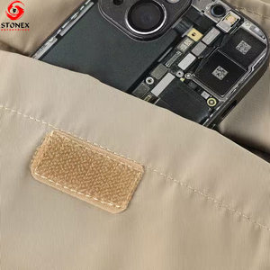 Prix de gros d'usine, veste cargo à manches longues pour homme, style streetwear, col montant, multi-poches, nouvelle conception tendance - Product Image 6