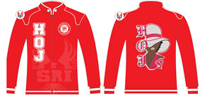 Chaqueta de Carreras Bordada de Algodón para Mujer Heroines of Jericho |   Chaqueta de Carreras HOJ Mason Bordada a Medida en Sarga de Algodón - Product Image 2