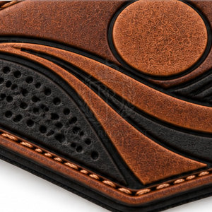 Écussons en cuir véritable de qualité supérieure, étiquettes personnalisées avec logo, badges à coudre pour accessoires de chapeaux et marquage de mode - Product Image 6