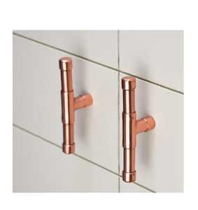 Boutons de poignée de porte en métal plaqué or rose de qualité supérieure, durables, élégants et parfaits pour les intérieurs de maison modernes ou classiques - Product Image 3