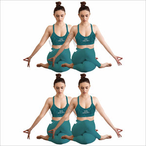 ชุดโยคะสำหรับผู้หญิงชุดโยคะแบบปรับแต่งโลโก้ได้ - Product Image 1