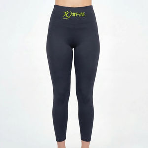 <b>Women</b> High Waist Charcoal Grey Gym <b>Leggings</b> OEM Custom <b>Compression</b> Yoga Fitness Pants - Product Image 1