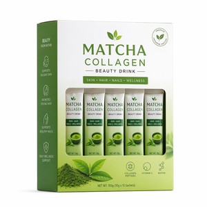 Bebida de Belleza en Polvo con Colágeno y Matcha, Marca Privada OEM, Sobres de Preparación Instantánea, Bebida Funcional - Product Image 1