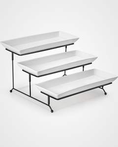 Meilleur vendeur de présentoir à gâteaux en marbre pour la présentation de desserts lors de mariages, de fêtes, de boulangeries et d'événements spéciaux - Product Image 6