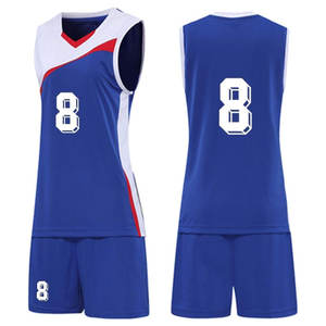 ชุดกีฬาสำหรับผู้ชายชุดทีมวอลเลย์บอลสำหรับฝึกซ้อมเสื้อเจอร์ซีย์และกางเกงขาสั้นออกแบบได้ตามต้องการ - Product Image 6