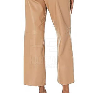 กางเกงหนังผู้หญิงผลิตในปากีสถาน วัสดุทนทาน หนังแท้นุ่มสบาย ดีไซน์ทันสมัยสำหรับผู้หญิง - Product Image 6