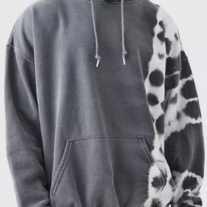 Sweat à capuche en molleton de coton 3XL pour hommes de luxe 350-500 Gsm 3D Digital DTG Imprimé Sweats à capuche brodés surdimensionnés - Product Image 3