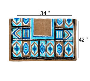 Couverture de tapis de selle Horse Western Ranch avec laine de Nouvelle-Zélande/couverture de selle - Product Image 1