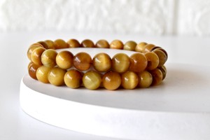 ขายส่งกำไลข้อมือลูกปัดหินตาเสือสีเหลืองขนาด 8 มม. สำหรับการทำสมาธิและเครื่องประดับ - Product Image 5