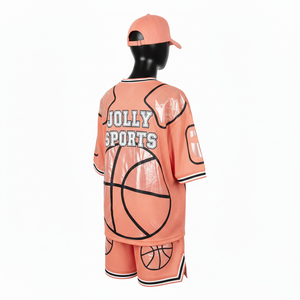 Ensemble short de basketball pour femmes en tissu maille polyester premium, design respirant avec empiècements, sublimation, logo personnalisé, ensembles pour femmes 100% coton - Product Image 5