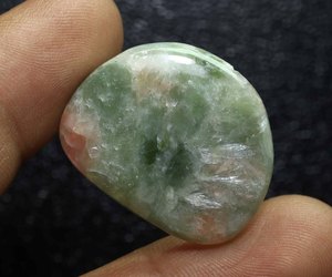 Seraphinite naturelle précieuse bien polie dos plat fantaisie pierre taillée cabochon en vrac bijoux de poids de taille personnalisable de qualité supérieure - Product Image 5