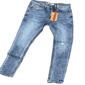 High Quality Lightweight Versatile Men's Straight Pants <b>Elastic</b> Wrinkle-Resistant <b>Jeans</b> Comfortable Breathable Button for All - Product Image 1