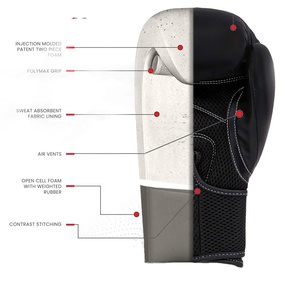 Guantes de Boxeo de Cuero Genuino Personalizados, Guantes Profesionales de Entrenamiento y Sparring con Logotipo Personalizado para Clubes de Boxeo, Venta al Por Mayor - Product Image 5