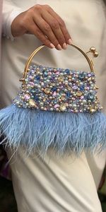 USER EMBROIDERY UNIQUE BAGS BEST Bohemian Style Embroidery Work <b>Hand</b> Clutch Purses Bags Fancy Design Lining Wholesale - Product Image 2