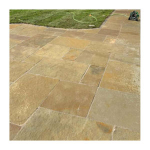 Calcaire jaune naturel Tandur, pierre haute résistance, idéale pour les sols, les allées et les revêtements muraux - Product Image 1