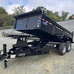 Remolque agrícola barato de 10'x6' con cubierta de PE y un solo eje en VENTA - Product Image 1