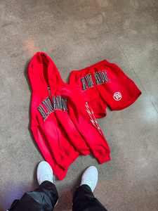 Sweat à capuche ERD haute qualité poids lourd 100% coton surdimensionné ERD imprimé High Street sweats à capuche et sweat-shirts pour hommes - Product Image 4