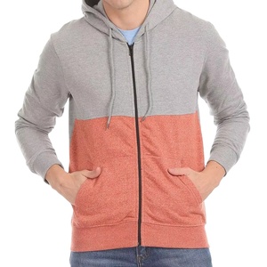 เสื้อฮู้ดซิปผู้ชาย ผ้าฝ้าย 100% ผ้าฟลีซหนานุ่ม สไตล์สตรีทแวร์สำหรับฤดูหนาว เสื้อสเวตเชิ้ตซิปเต็มตัว พร้อมโลโก้สั่งทำ ผลิตแบบ OEM - Product Image 5