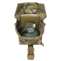 Pochette tactique Molle en nylon 500D, pochette tactique de combat pour grenade verte, pochettes tactiques pour grenade de fragmentation