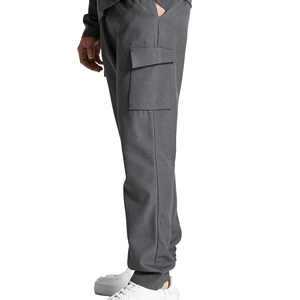 Pantalones cargo con múltiples bolsillos para hombre, joggers de alta calidad para hombre, pantalones informales inteligentes personalizados con banda elástica en la cintura de BD - Product Image 4