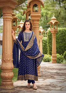 เราได้เปิดตัวชุดแพดดิ้ง anarkali สำหรับเทศกาลที่จะมาถึงพร้อมกางเกง & dupatta - Product Image 4