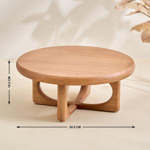 Base Redonda para Pastel de Madera de Bambú Clásica Premium, Pulida en Color Marrón, para Hogares, Restaurantes, Hoteles, Fábrica a Precio de Mayoreo, Utensilios para Pasteles - Product Image 4