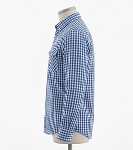 Chemise de cowboy à manches longues brodée, boutonnée, style vintage décontracté, coupe ajustée, passepoil contrastant, personnalisable OEM, unisexe, style western - Product Image 3