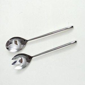Juego de Servir Ensaladas de Acero Inoxidable con Diseño de Jinete Hecho a Mano, Vajilla Plateada con Acabado Espejo, Juego Decorativo para Servir Alimentos - Product Image 1